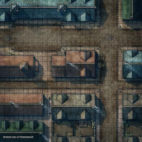 2. AfternoonMaps, City Streets 30x30