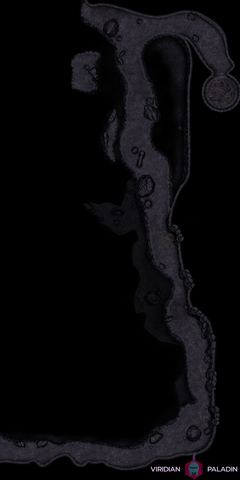 Скалы (Dark Dungeon Cliffs), тайный подход, сетка, свет